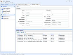 Seznam ukládacích jednotek umístěných v&nbsp;určeném místě spisovny.