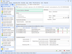 Formulář schvalovacího procesu v&nbsp;elektronické spisové službě Munis&nbsp;ERMS